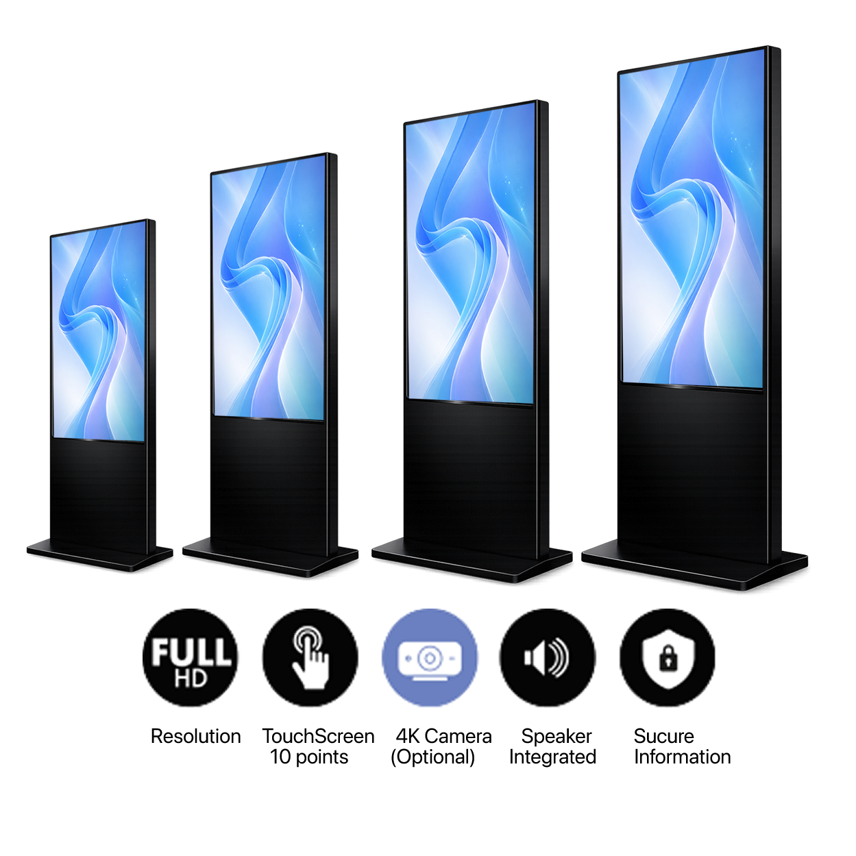 OPSCREEN Advertising Totems OP-TOTEM Series